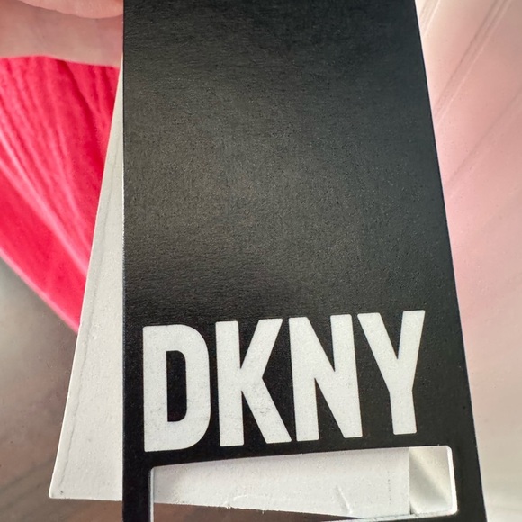 NWT DKNY Pull On Gauze Cotton Coral Wide Leg Pants~Pockets~Beach Coral~XL - Picture 6 of 10